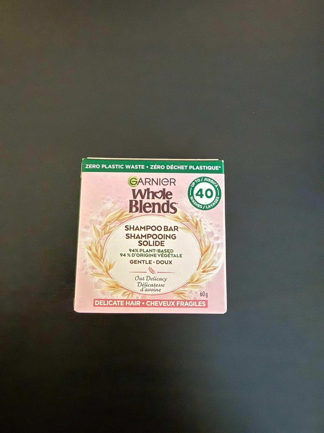 Garnier Whole Blends Oat Delicacy Shampoo Bar