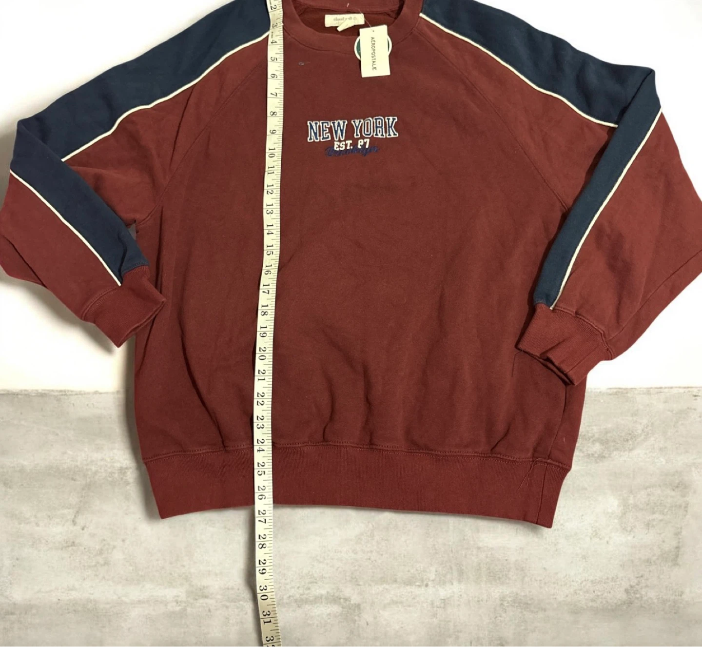 Aéropostale New York Est. '87 Crewneck Sweatshirt Size S - photo 2