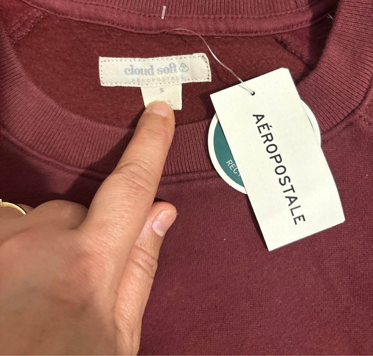 Aéropostale New York Est. '87 Crewneck Sweatshirt Size S - photo 4