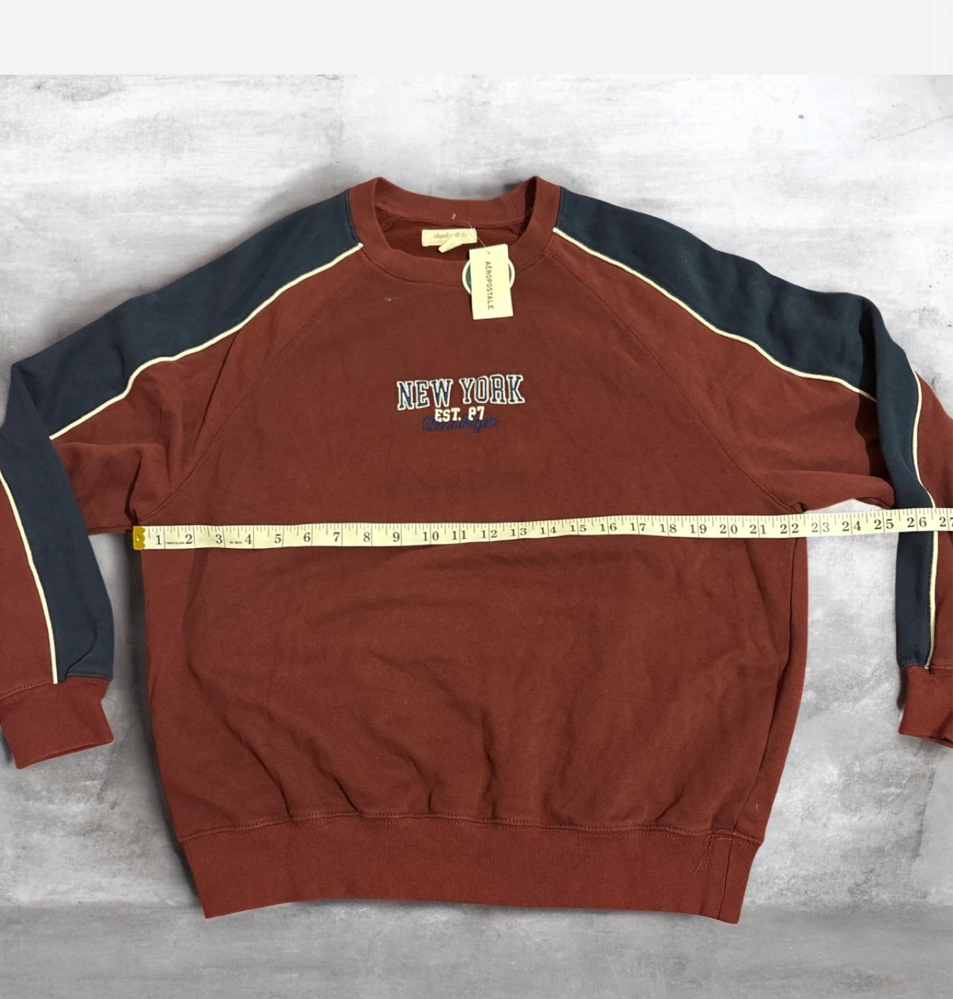 Aéropostale New York Est. '87 Crewneck Sweatshirt Size S - photo 3