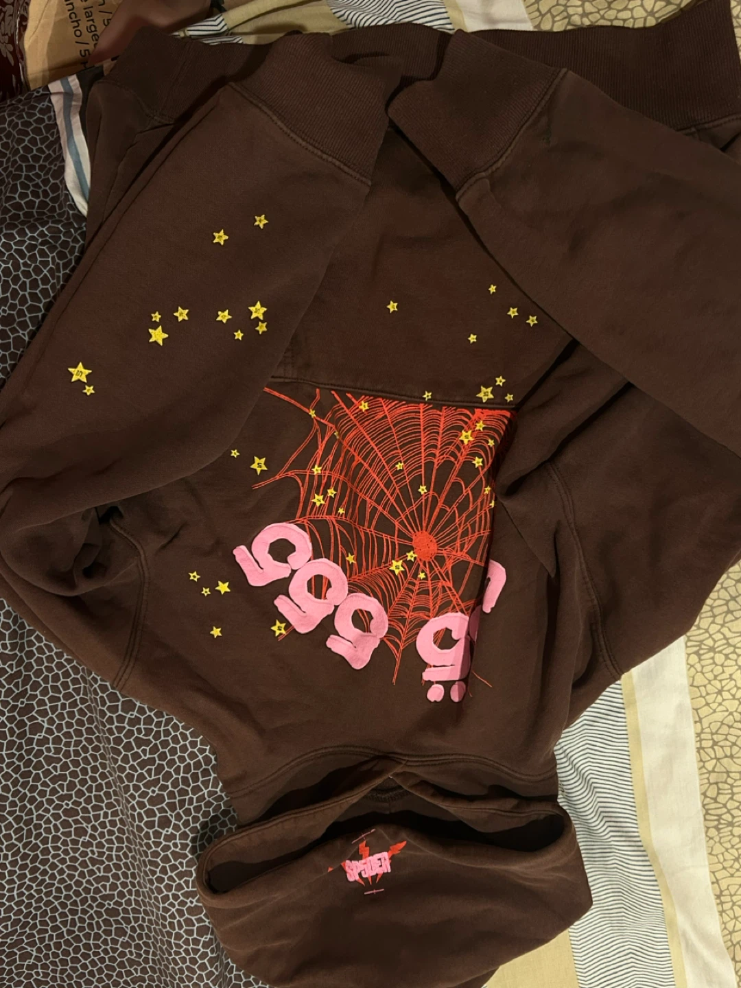 Brown Graphic Hoodie