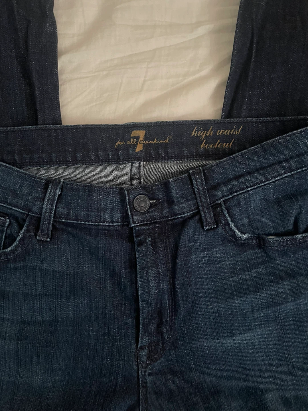 7 For All Mankind high waist bootcut jeans - photo 2