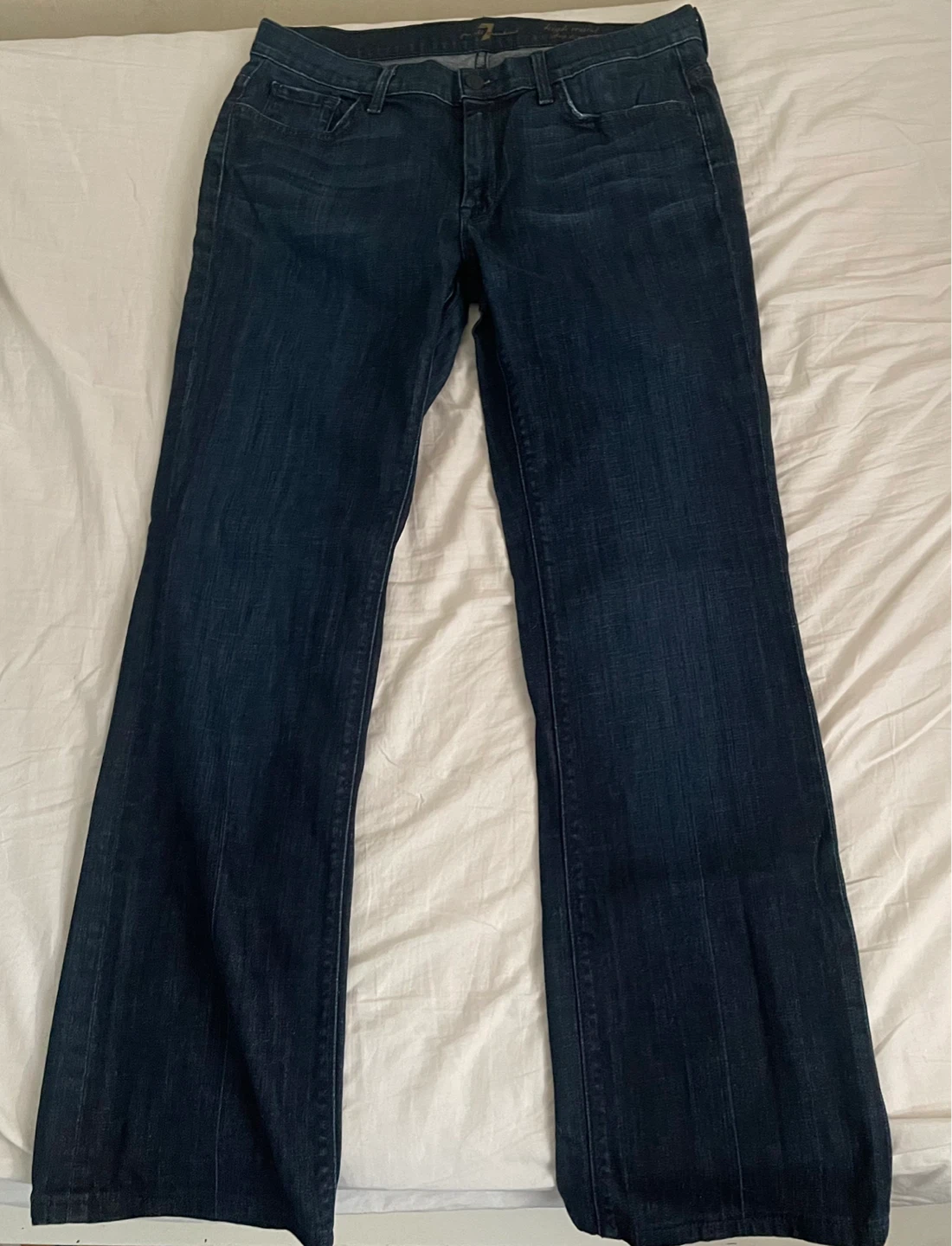 7 For All Mankind high waist bootcut jeans