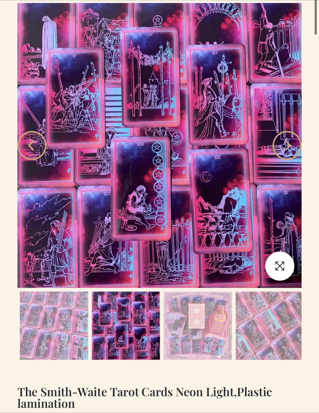 Neon Tarot Deck by Dark Forest - photo 3