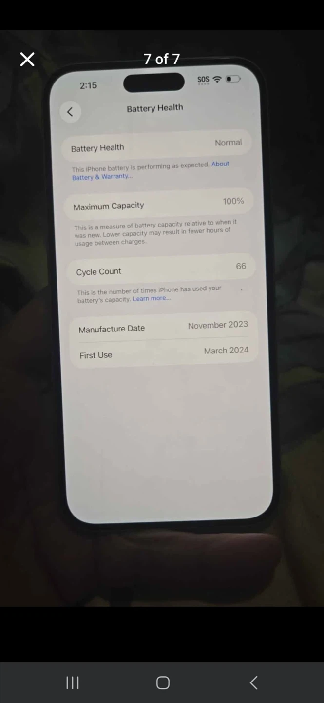 Apple iPhone 15 Plus Silver, 256GB. Like brand new! - photo 4