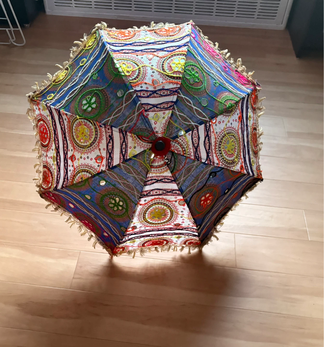 Bohemian Embroidered Decorative Umbrella - photo 5