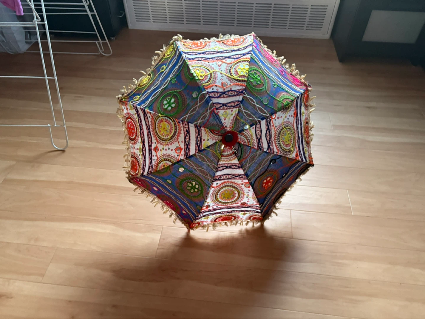 Bohemian Embroidered Decorative Umbrella - photo 4