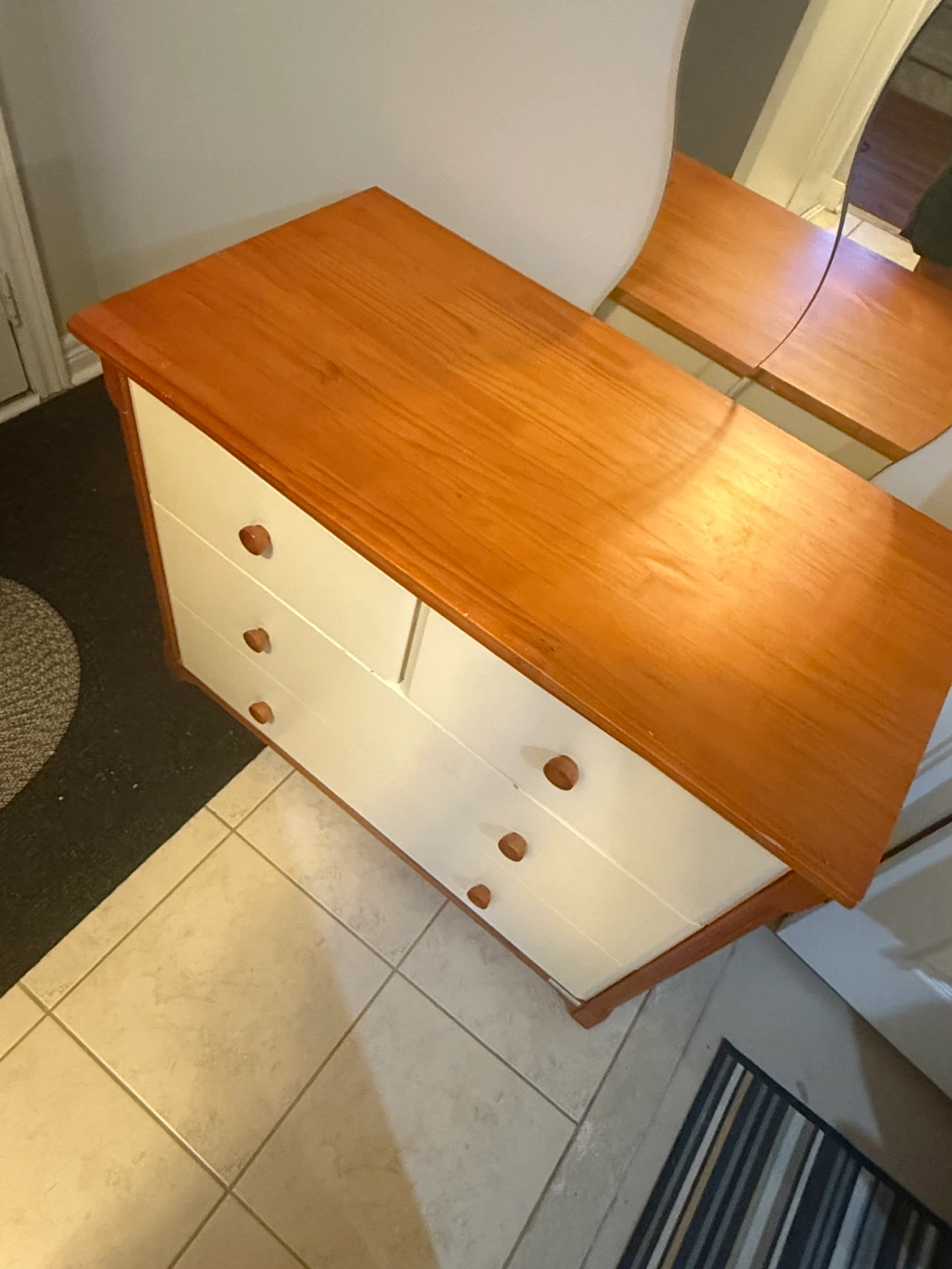 Wooden Dresser with 4 Drawers - photo 2
