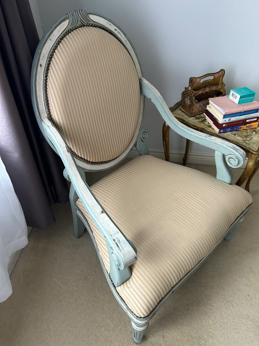 French Provincial Accent Chair