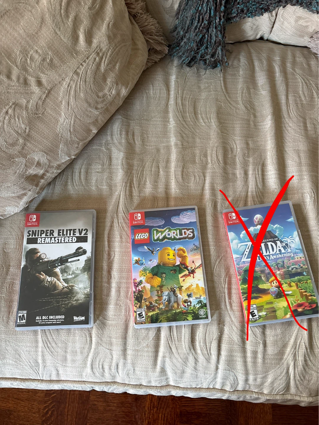 Sniper Elite V2, Lego Worlds, Zelda Link's Awakening