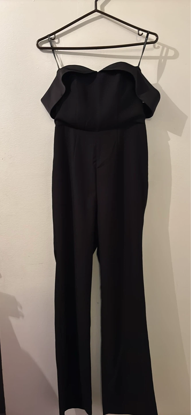 Black Strapless Jumpsuit - photo 2