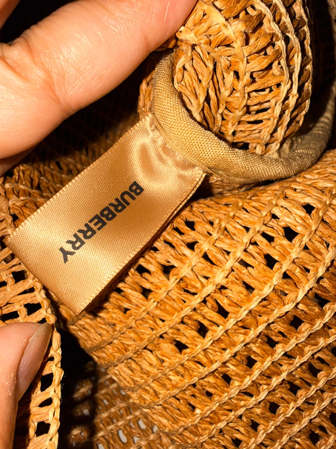 Burberry Woven Straw Tote Bag with Charm - photo 4