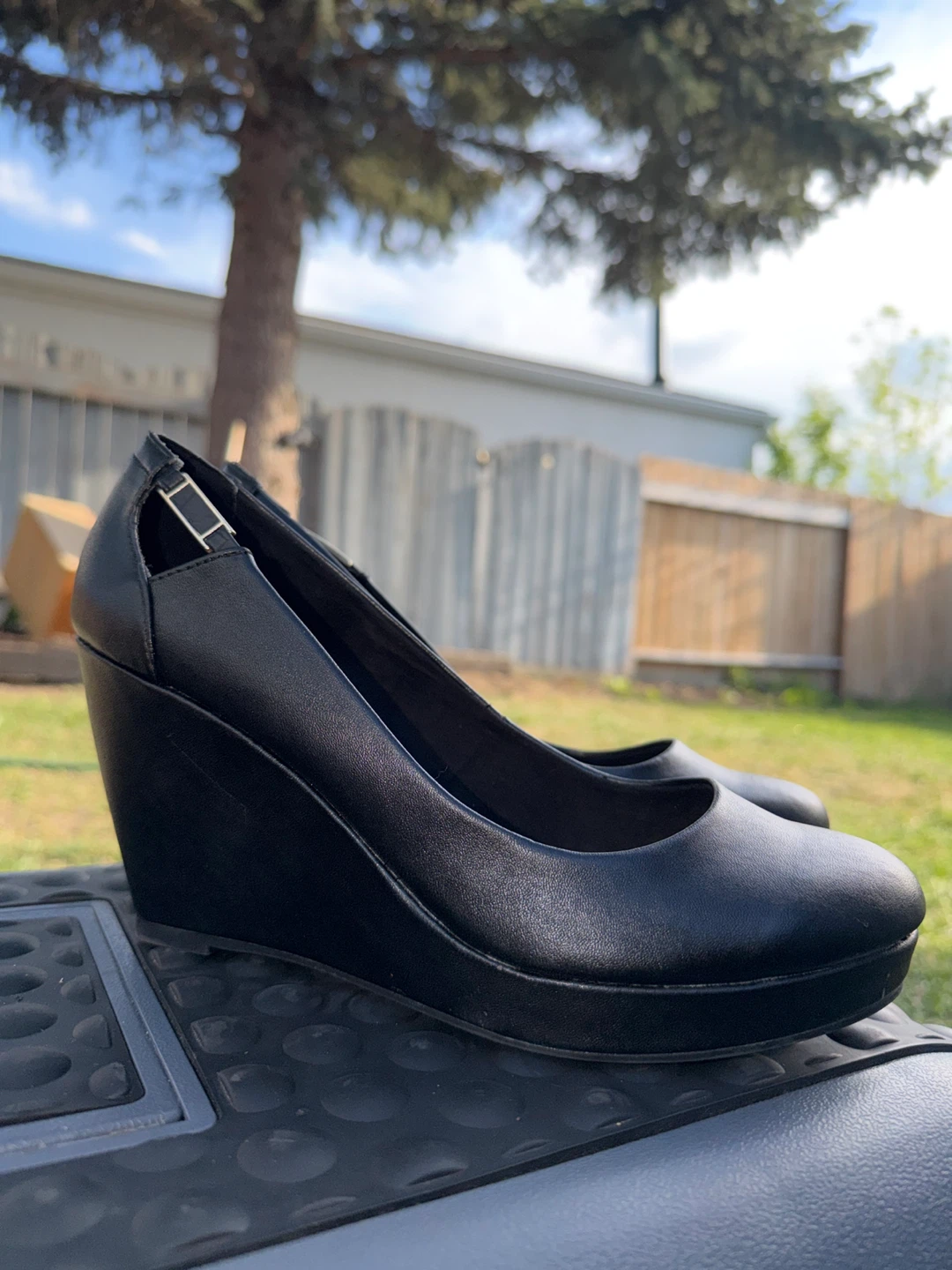 Call It Spring Black Wedge Heels - photo 2