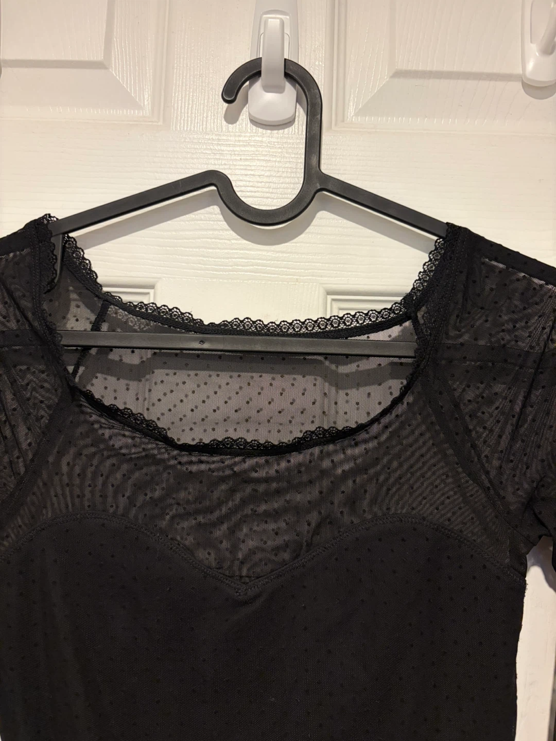 Black Mesh Bodysuit - photo 2