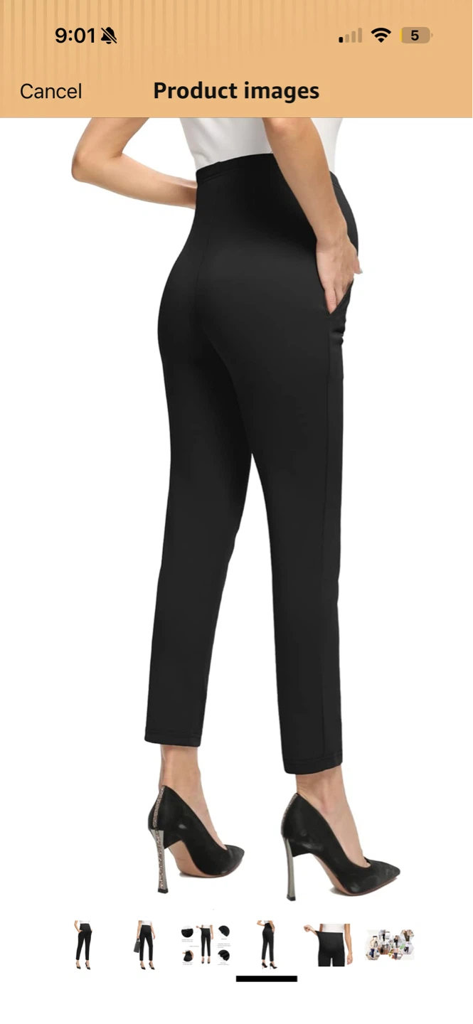 Maternity Pants Black - photo 2