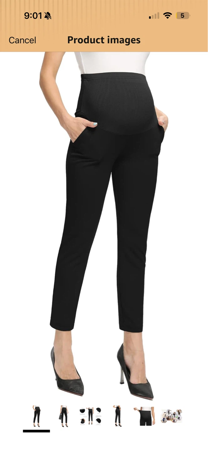 Maternity Pants Black