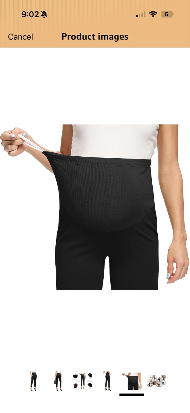 Maternity Pants Black - photo 3