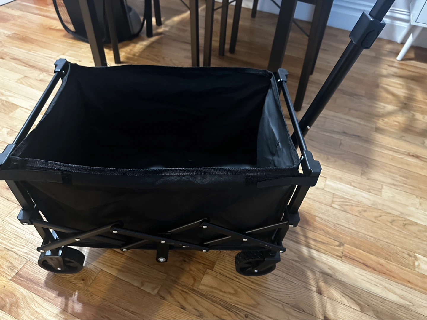 Black Folding Wagon with Handle - photo 5