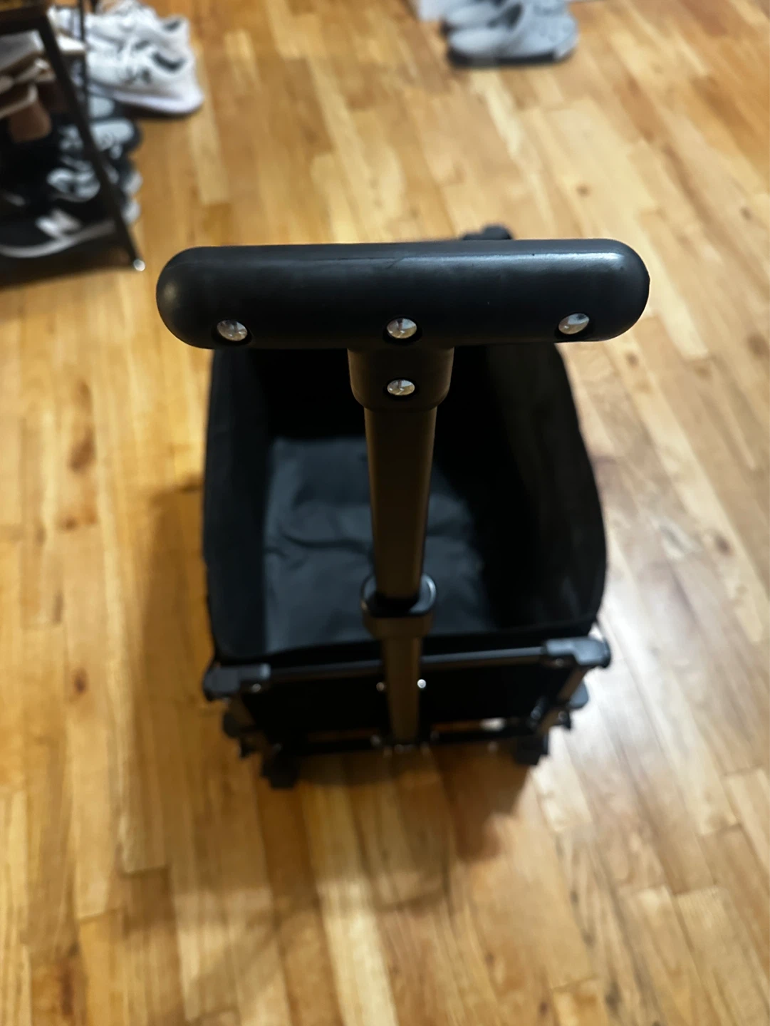 Black Folding Wagon with Handle - photo 2