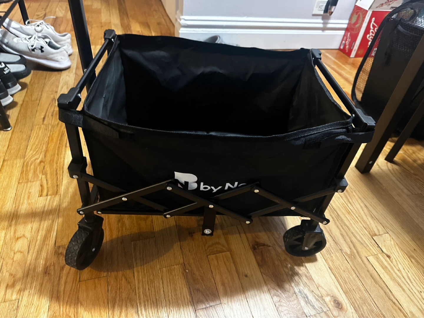 Black Folding Wagon with Handle - photo 4