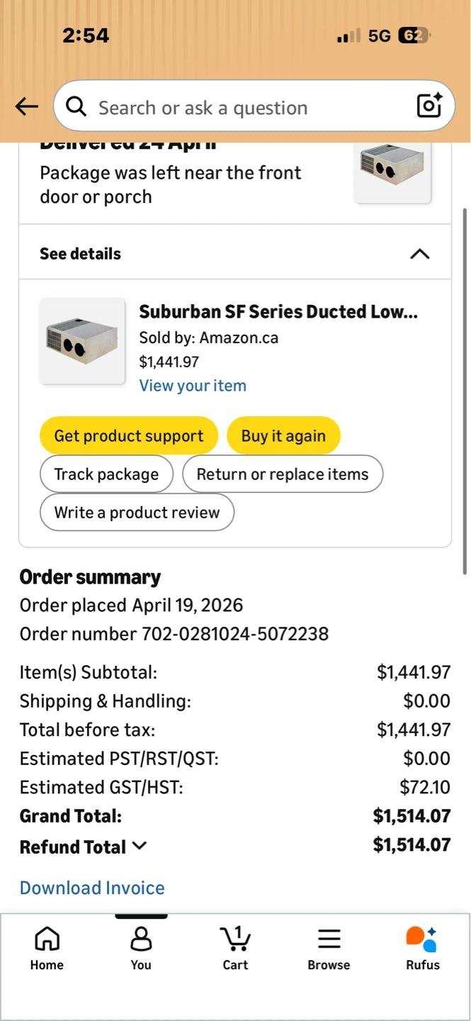 Suburban SF Series Ducted Low Profile Furnace SF-35VHQ - photo 2