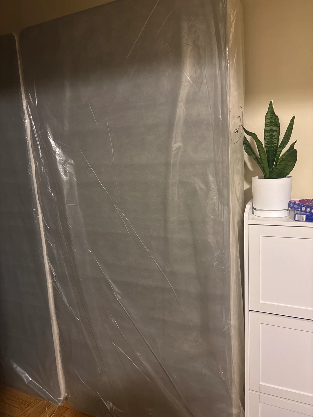Gray Box Spring - twin xl