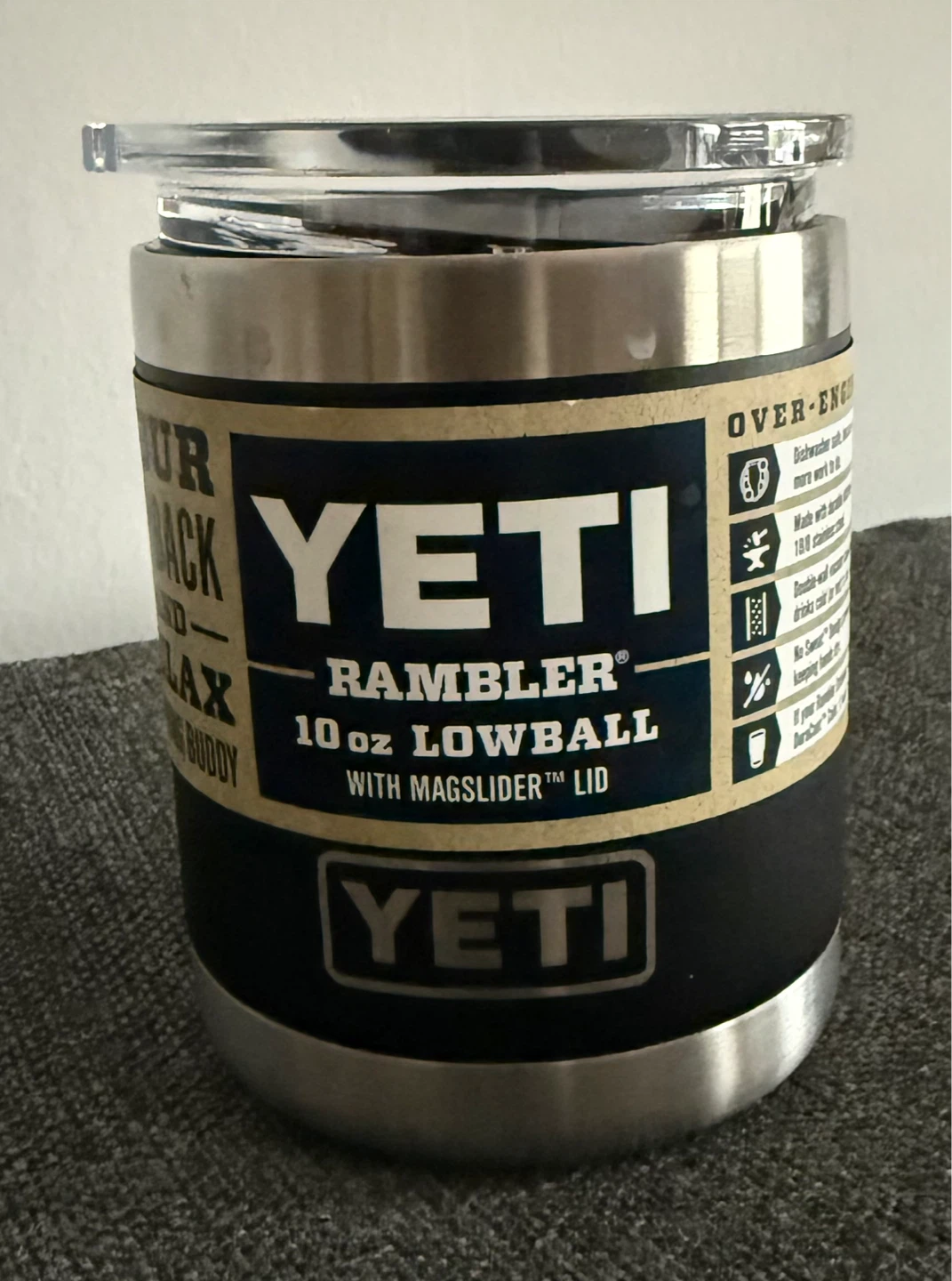 YETI Rambler 10 oz Lowball Tumbler with MagSlider Lid