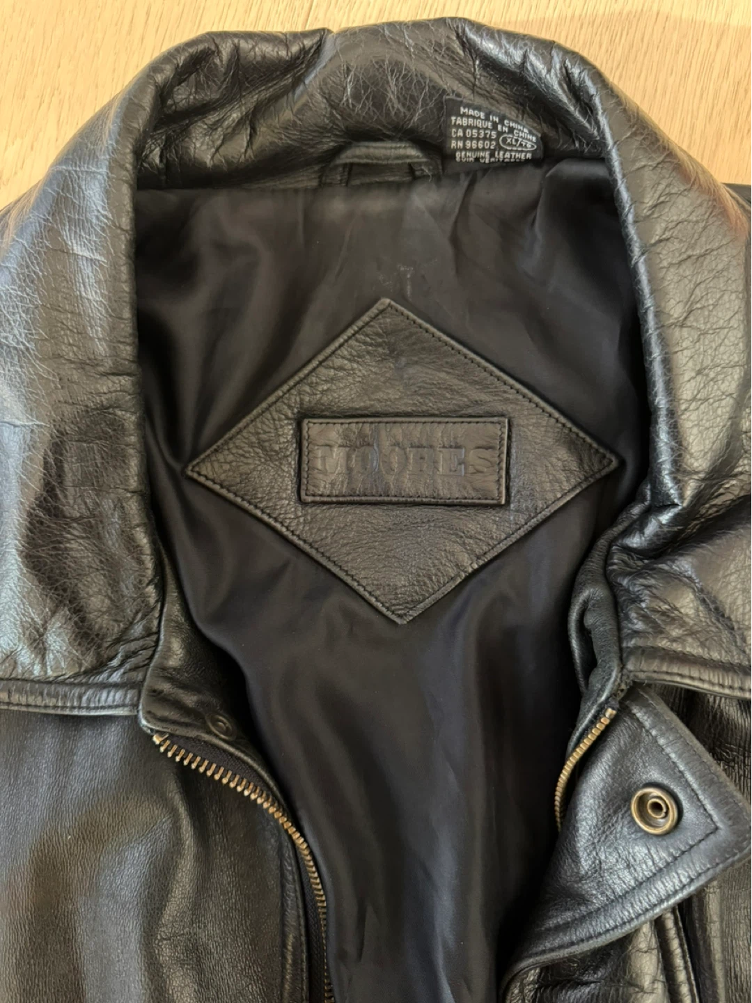 Genuine Leather Bomber Jacket XL/TG - photo 3