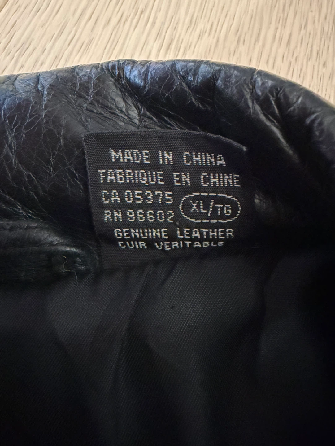 Genuine Leather Bomber Jacket XL/TG - photo 4