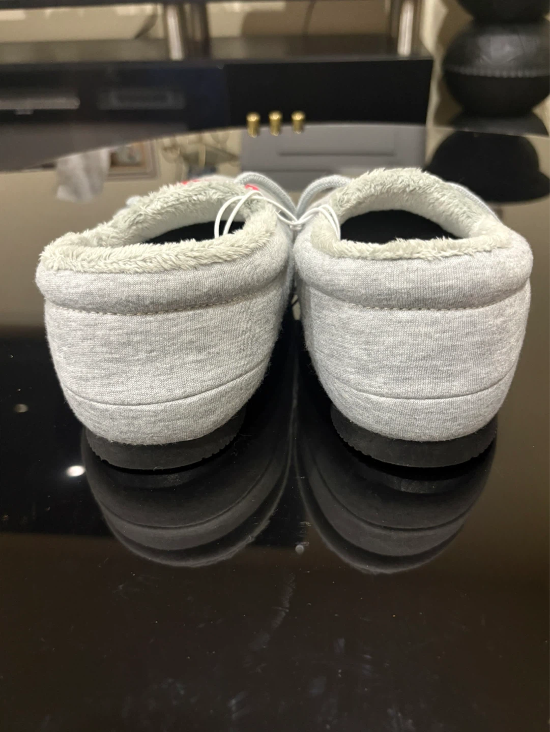 Champion Gray Fleece Lined Slippers - Women's M4/W6 - photo 3