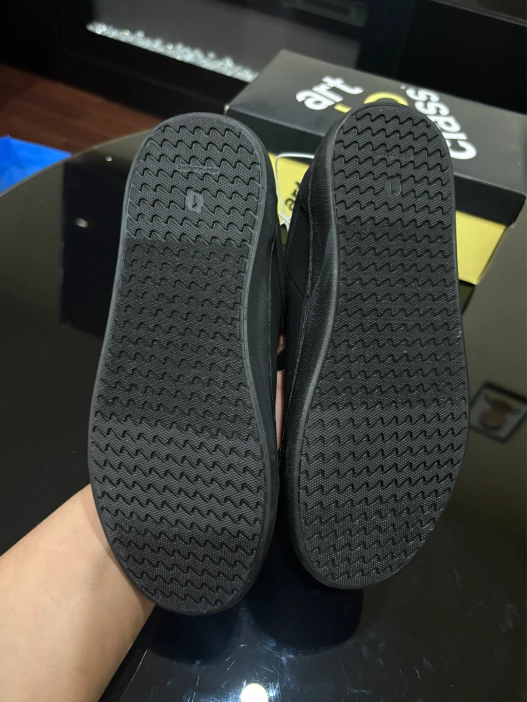 Art Class Black Canvas Sneakers - Size 1 - photo 5