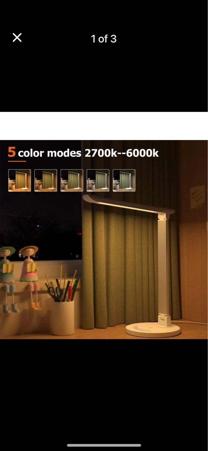 LED Desk Lamp - White - photo 4
