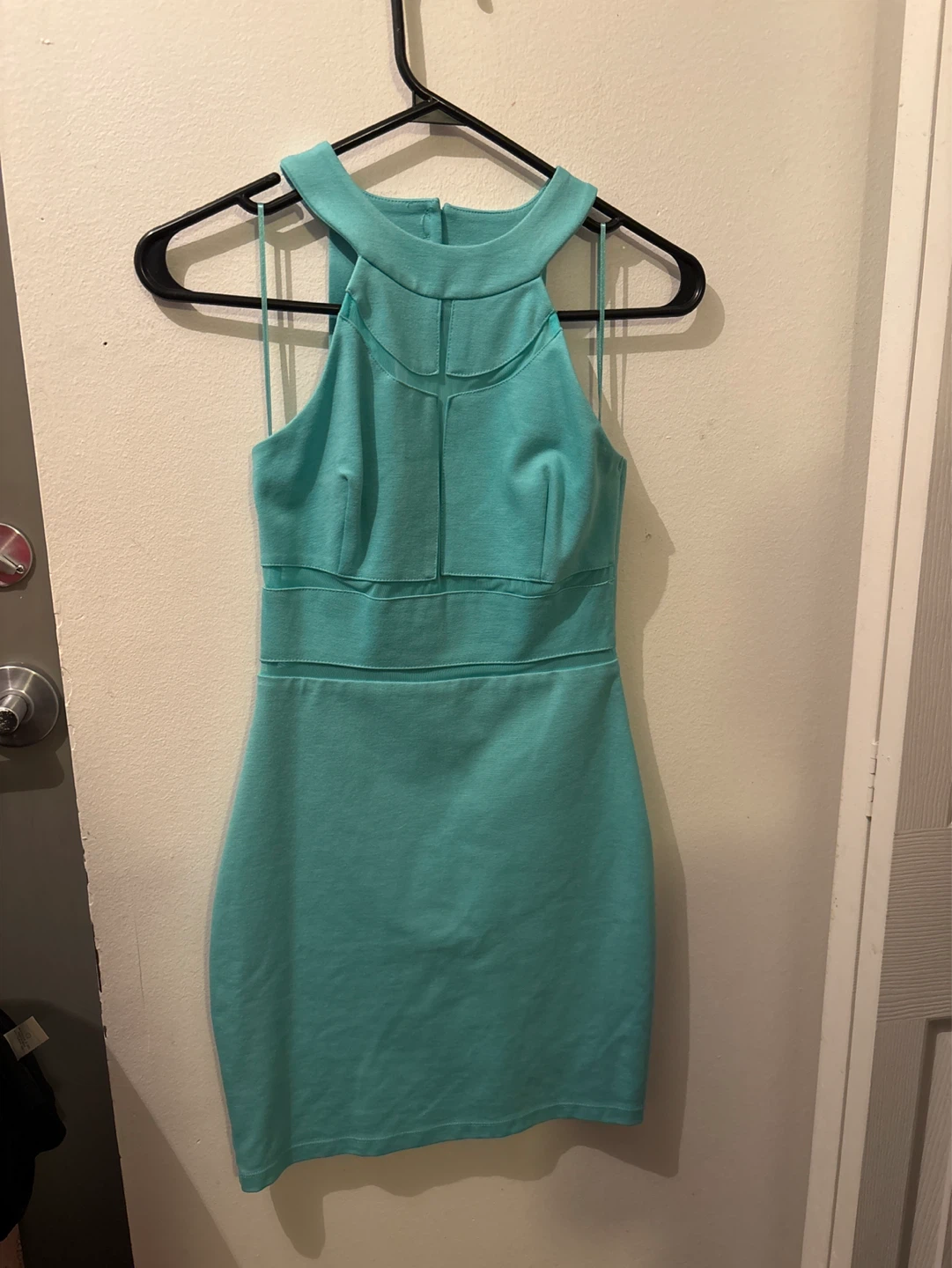 Guess "Sil Monaco" Bodycon Dress XS/TP Aqua