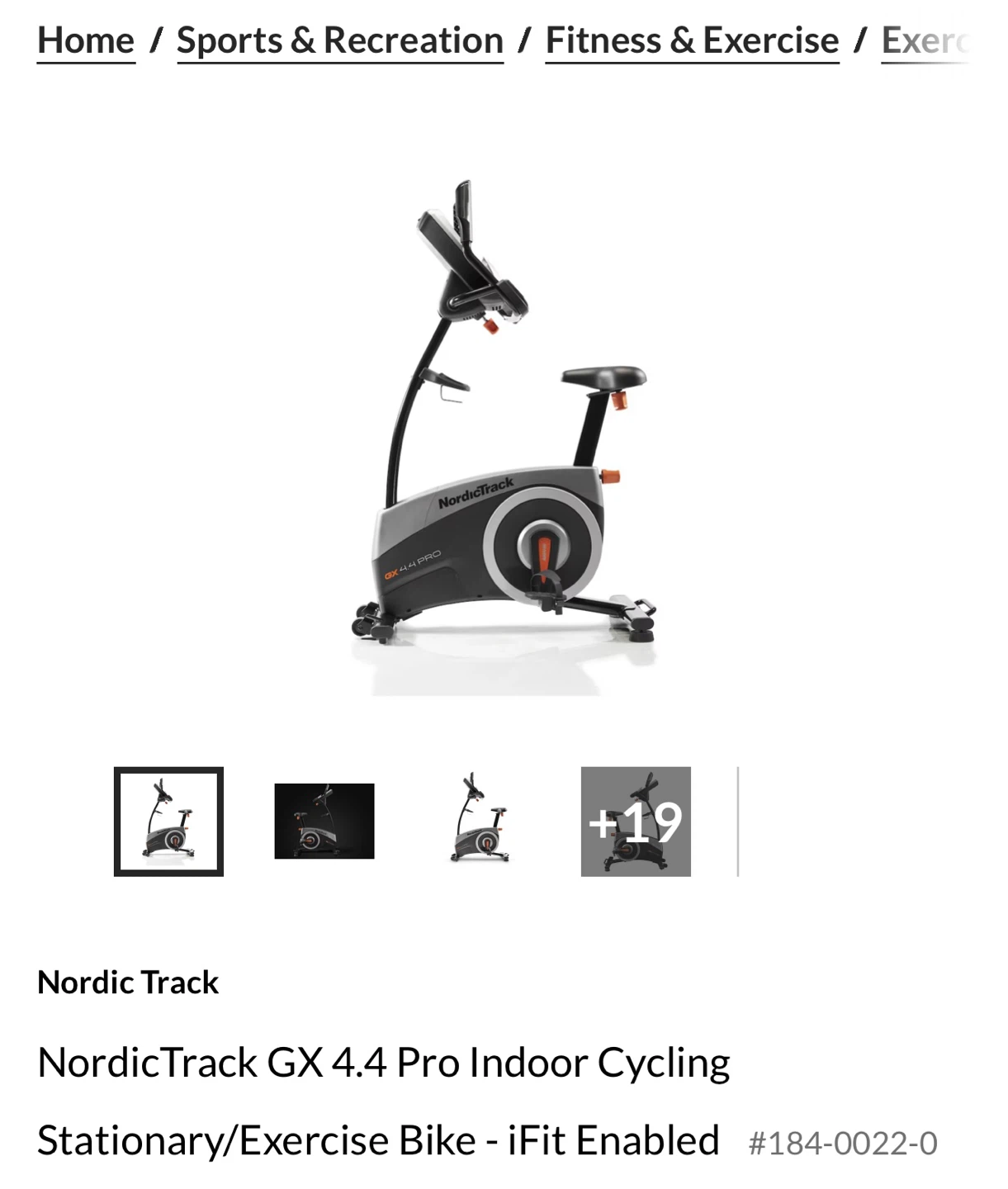 Fitness equipment brand new NordicTrack Pro  Exercise Bike - photo 2