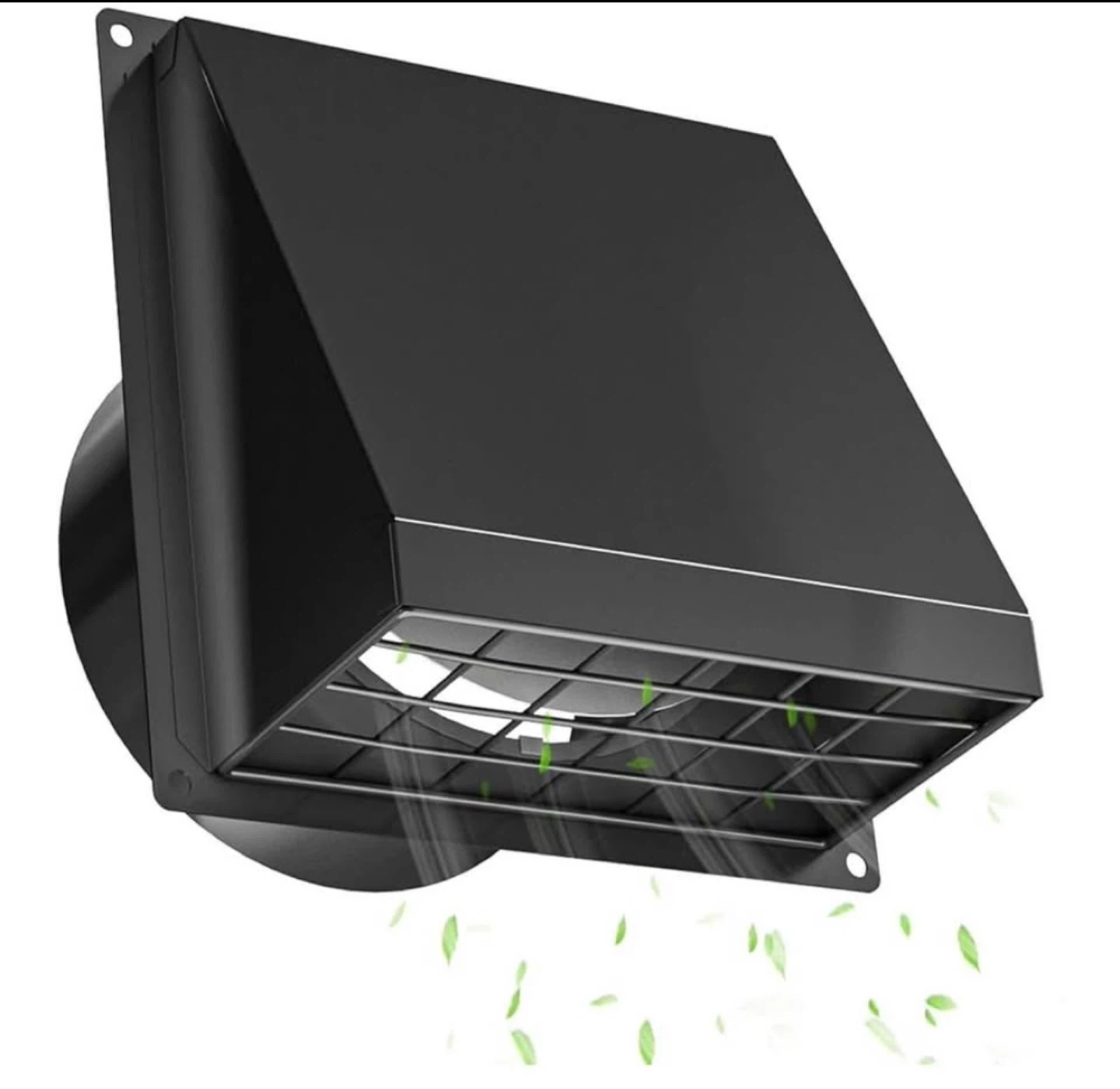 Black Vent Outlet Cover 6in - photo 2