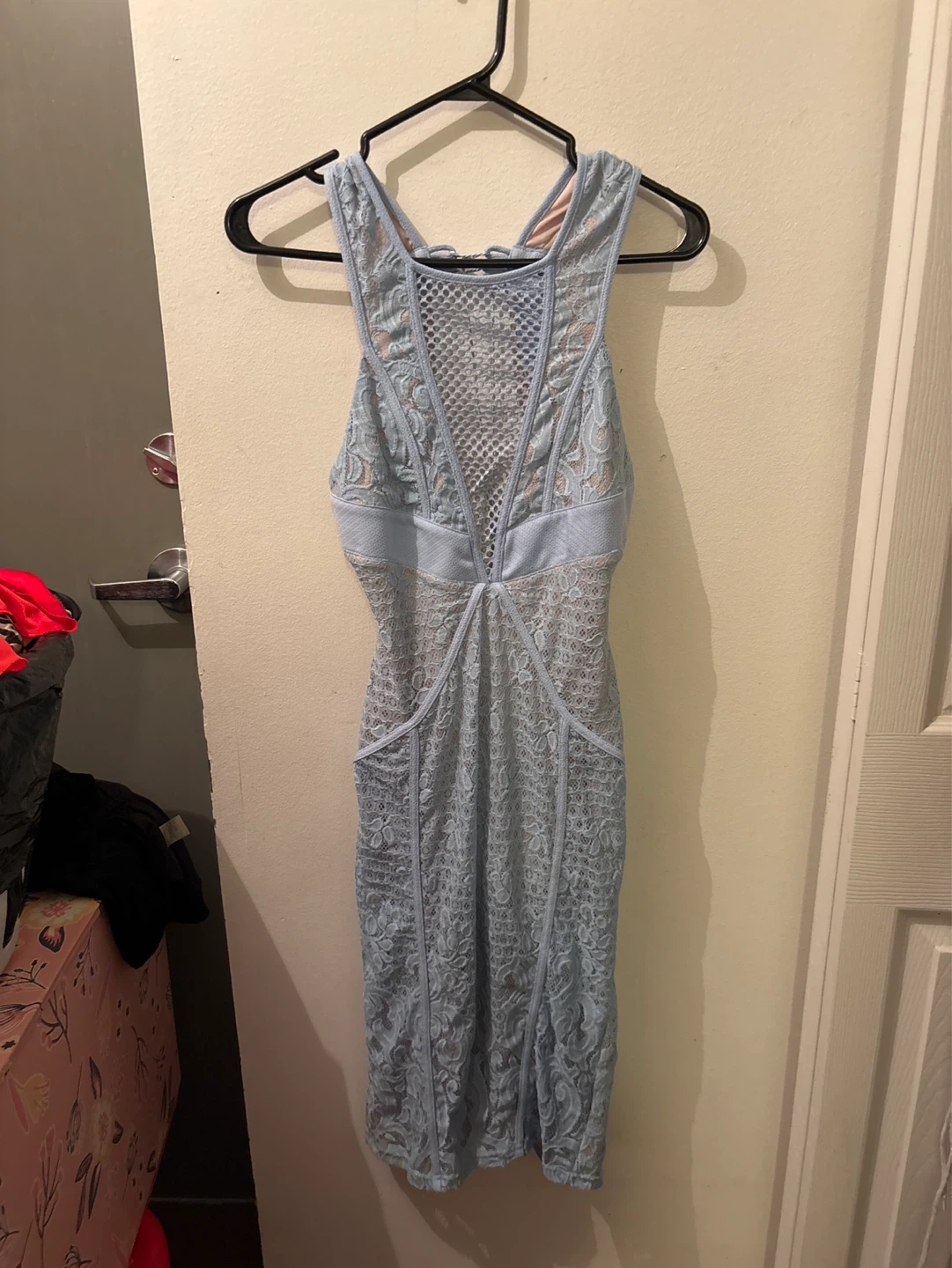 Light Blue Lace Dress