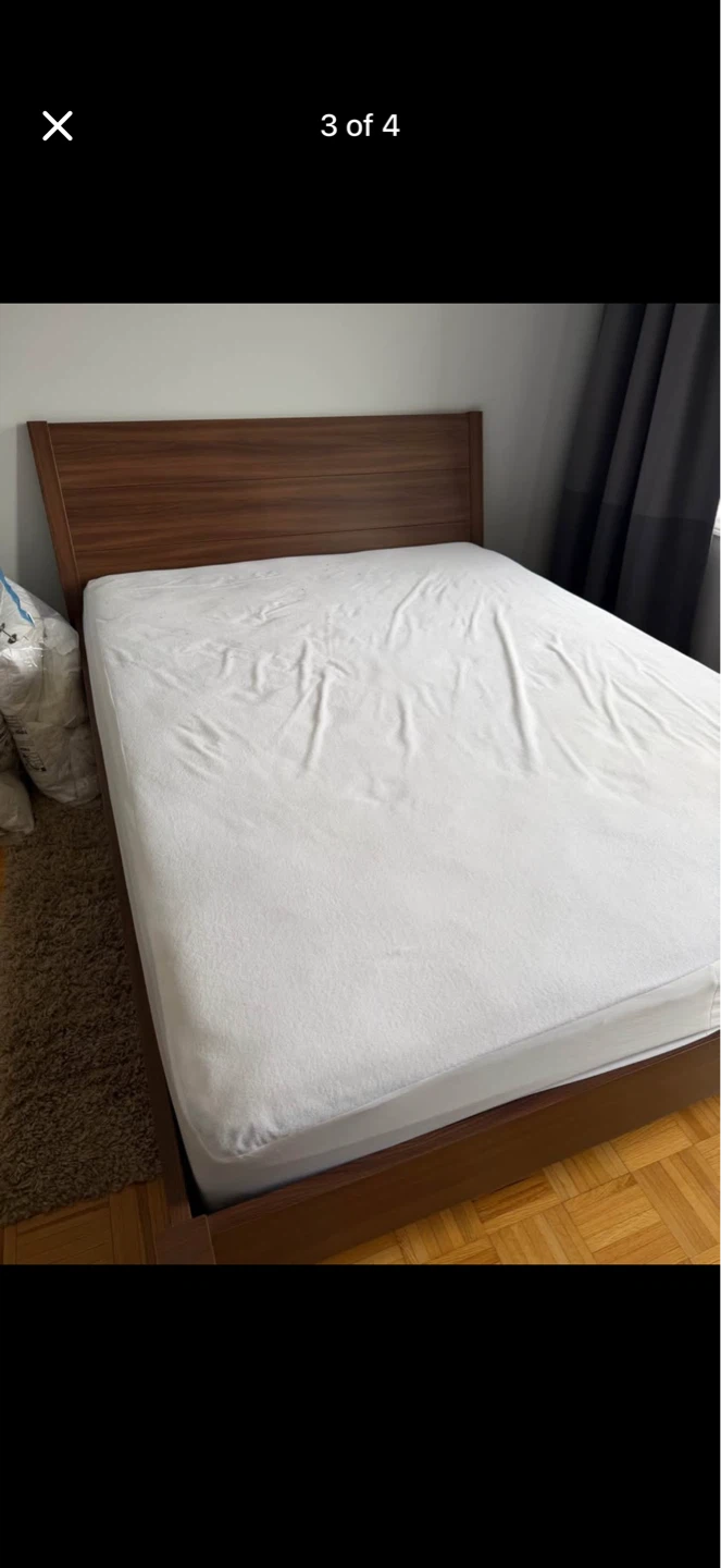 IKEA Nyvoll Bed and Dresser set - photo 3