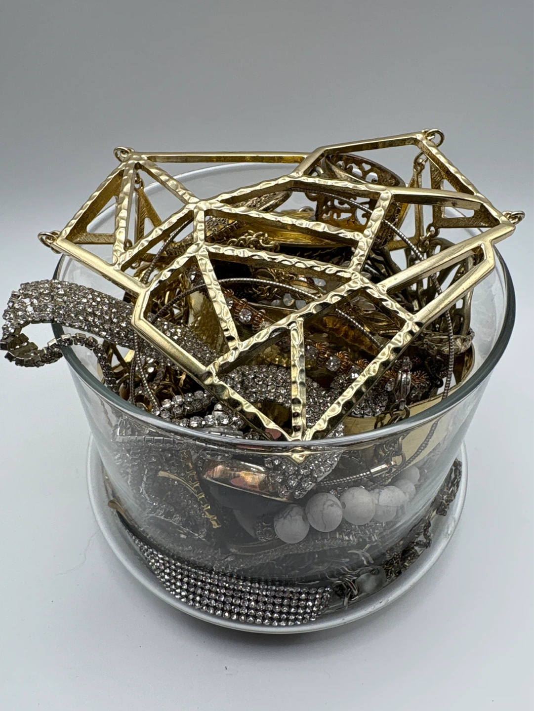 Vintage Jewelry jar for wear or craft