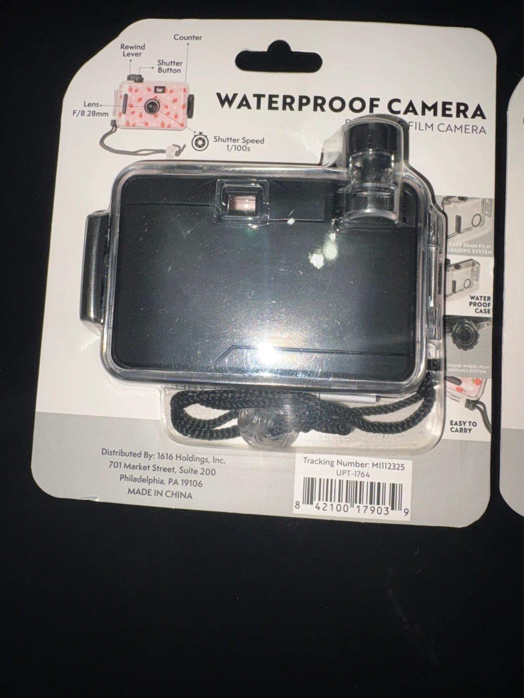 Waterproof Reusable Film Camera - Black - photo 3