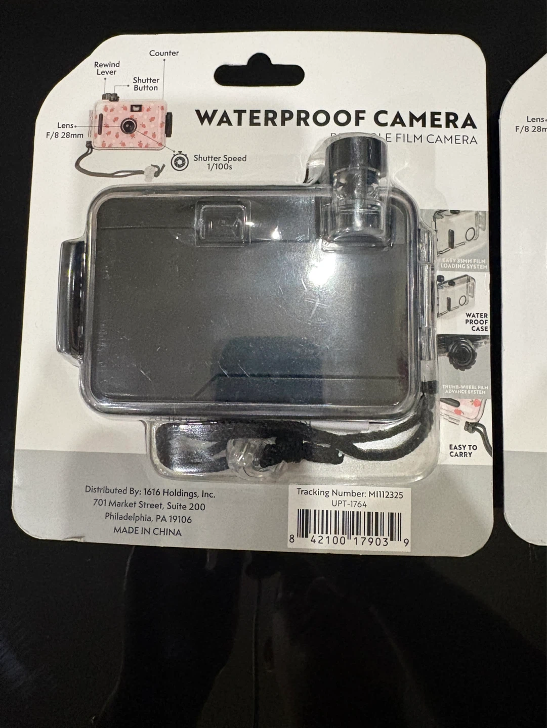 Waterproof Reusable Film Camera - Black - photo 4