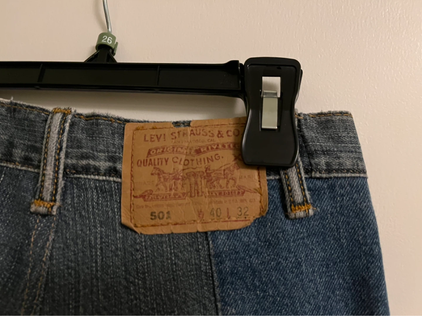 Levi's 501 Patchwork Jeans - Size 24/25 - photo 3