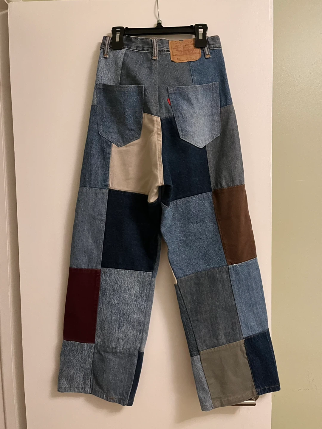 Levi's 501 Patchwork Jeans - Size 24/25