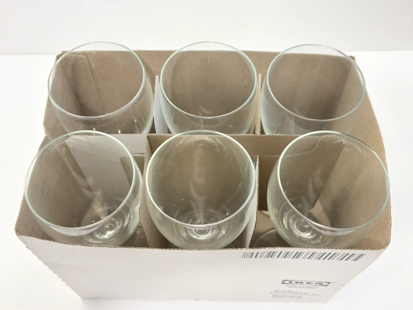 IKEA SVALKA 6 Wine Glasses - Clear - photo 3