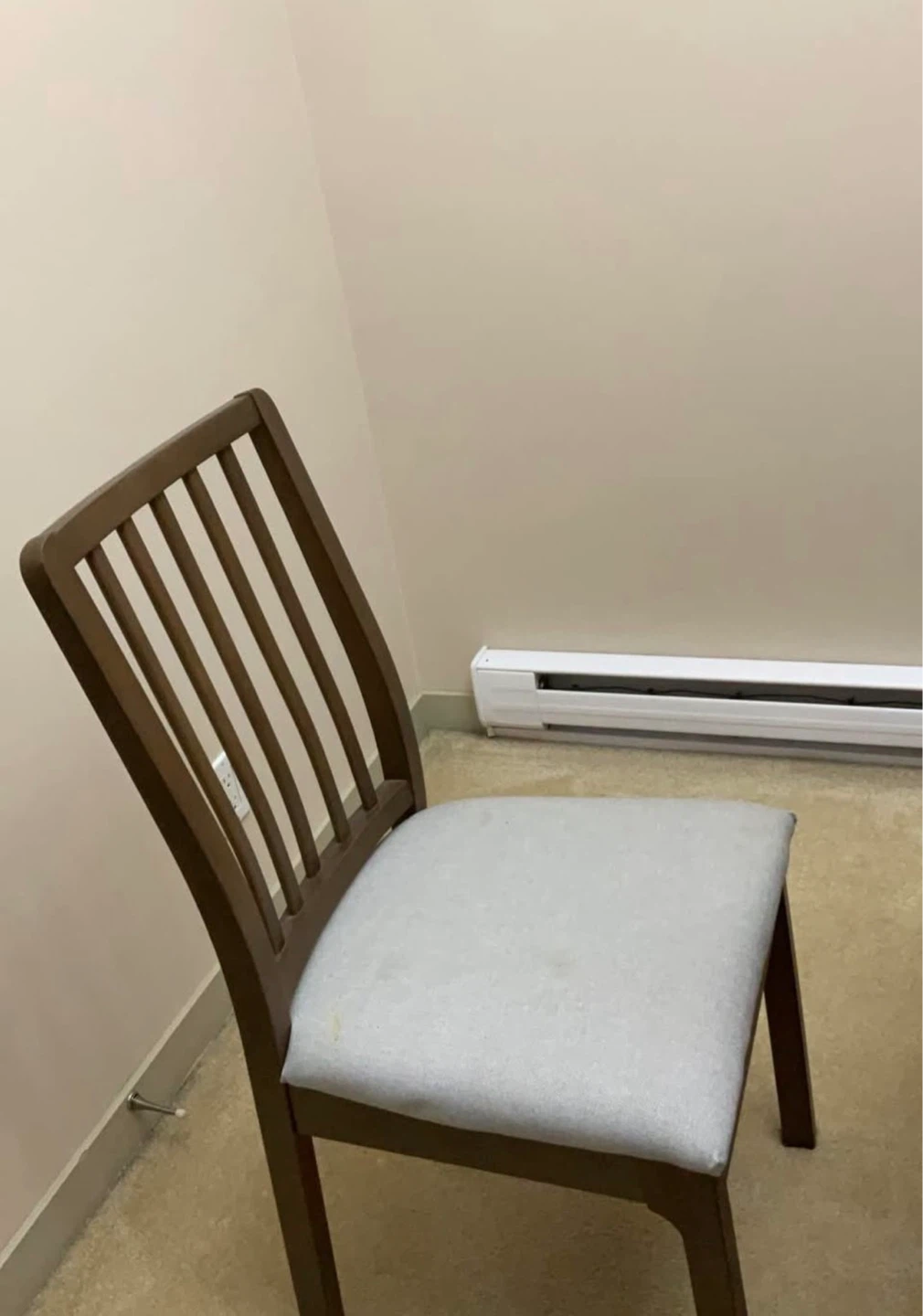 2 Mismatched Wooden Dining Chair with Upholstered Seat - photo 3