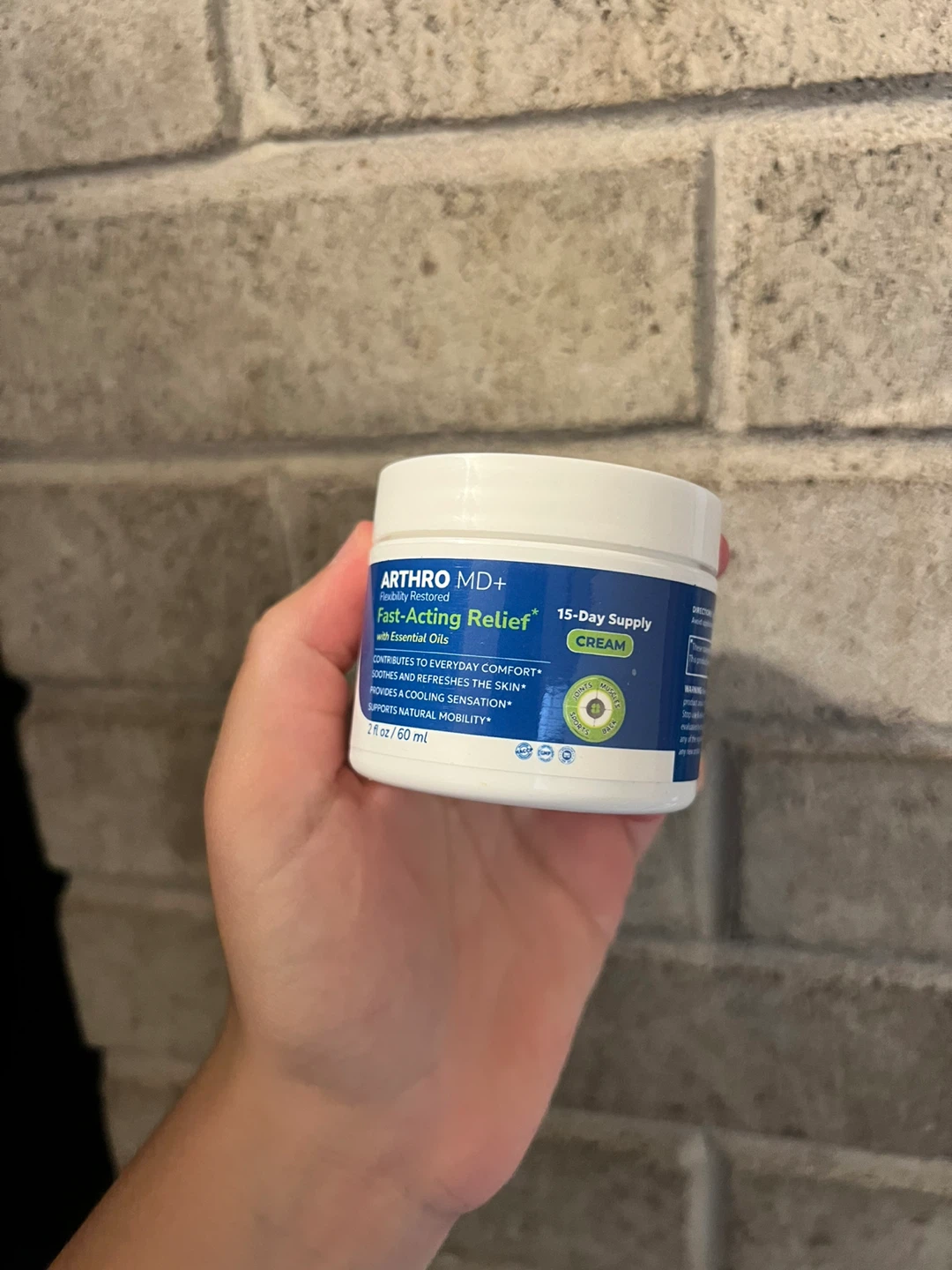 Fast-Acting Pain Relief Cream with Essential Oils - 60 ml - photo 2