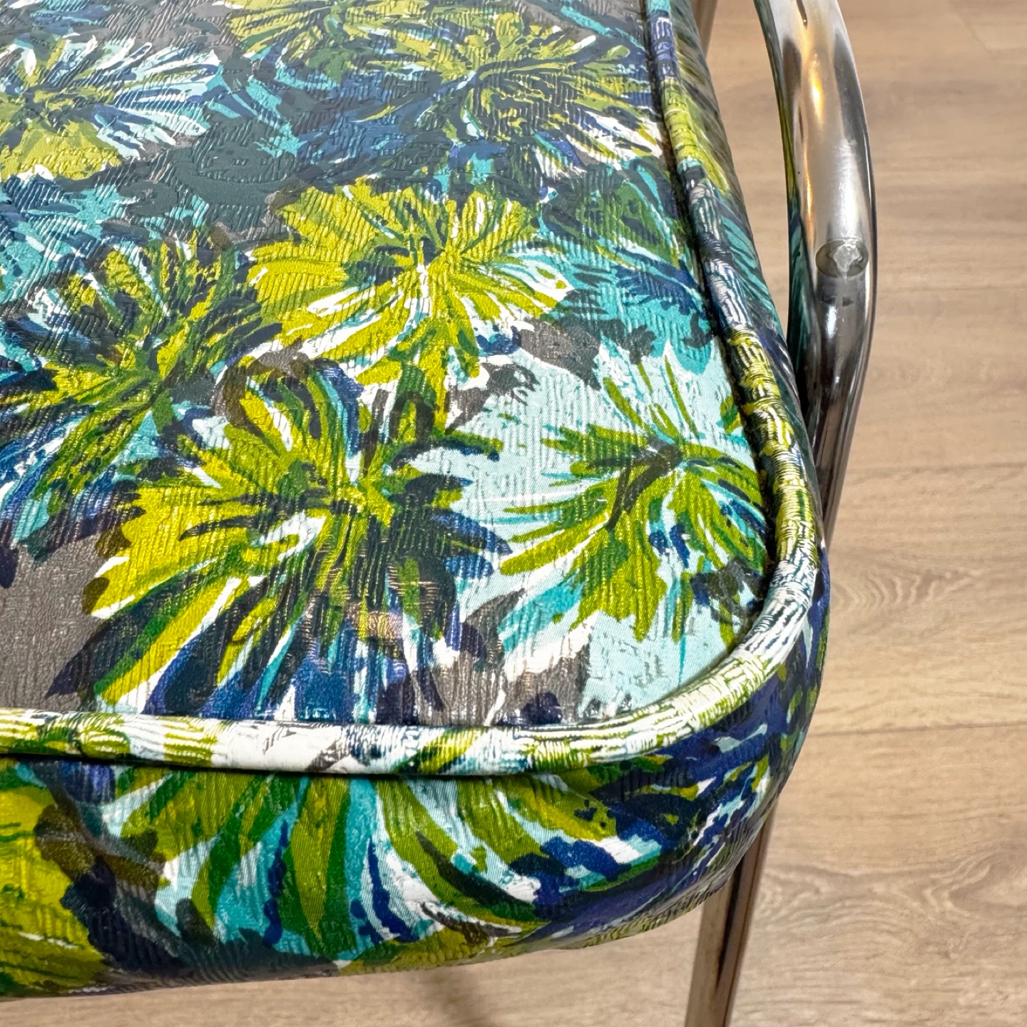 Vintage MCM Floral Stools (Set of 2) - photo 4