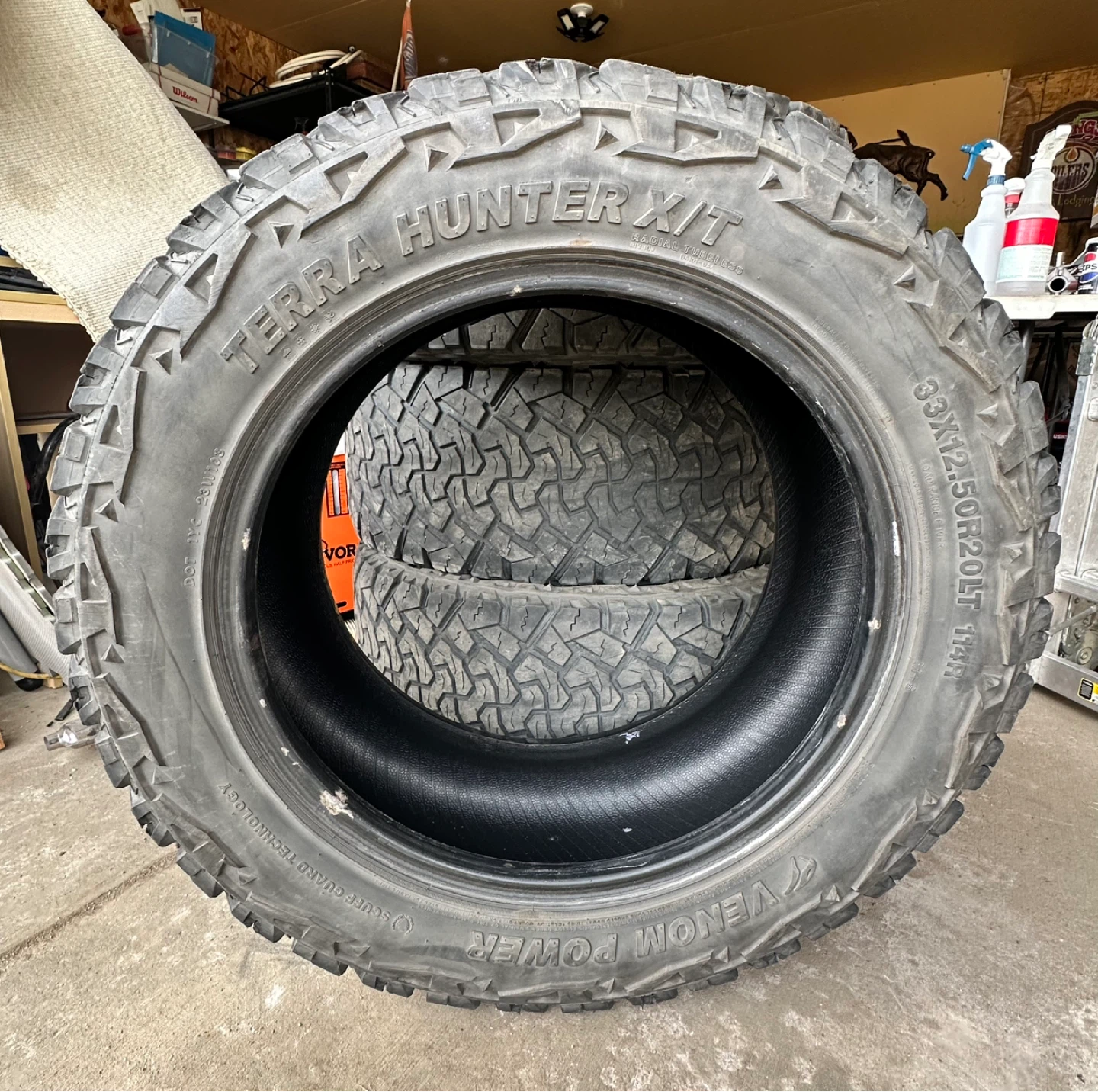 Venom Power Terra Hunter X/T Tires (4) 33x12.50R20LT 114R - photo 3