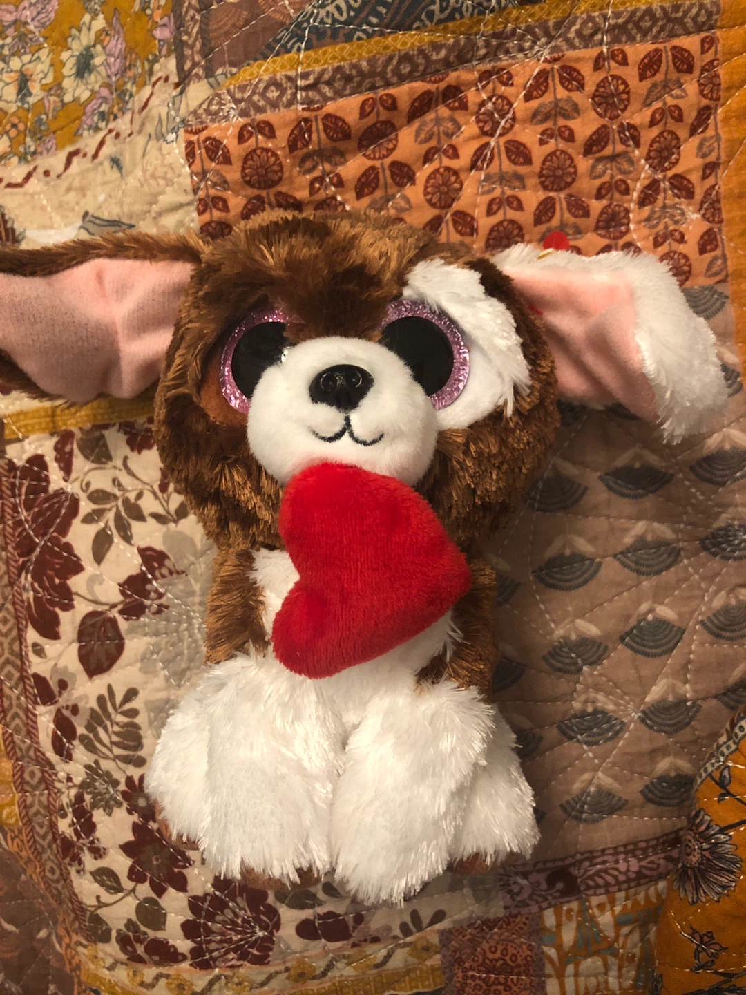 Ty Beanie Boos Plush Dog with Heart
