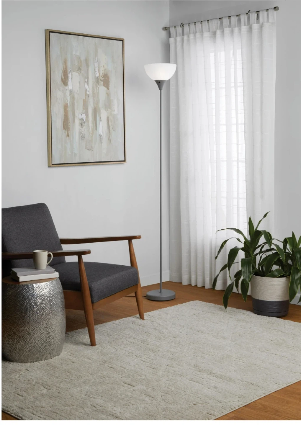 Gray Floor Lamp - photo 2