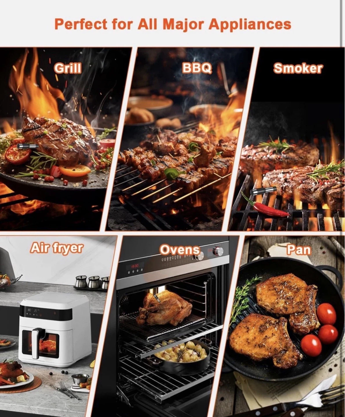 CHEFBBQ Wireless Meat Thermometer - photo 2